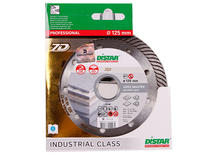 Алмазный диск DISTAR 1A1R 125 Gres Master