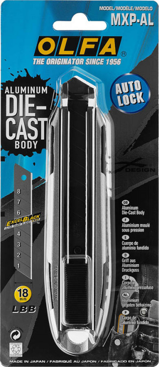 Нож с сегментированным лезвием OLFA OL-MXP-AL