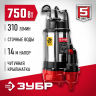Насос фекальный погружной ЗУБР НПФ-750