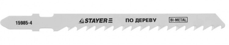 Полотна STAYER 15985-4_z01 применяются на электрическом лобзике для резки древесины