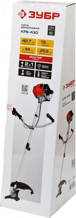 Триммер бензиновый (бензокоса) ЗУБР КРБ-430