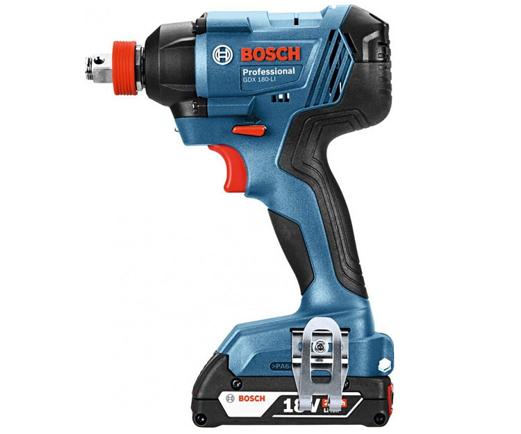 Аккумуляторный ударный гайковерт BOSCH GDX 180-LI