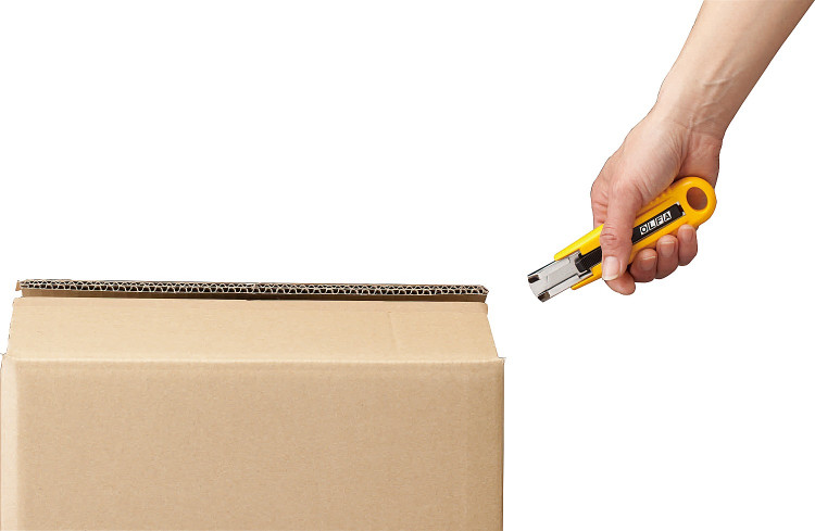 Полуавтоматический нож с сегментированным втягивающимся лезвием OLFA OL-SK-4