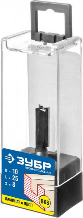 Фреза пазовая прямая ЗУБР 28780-10-25
