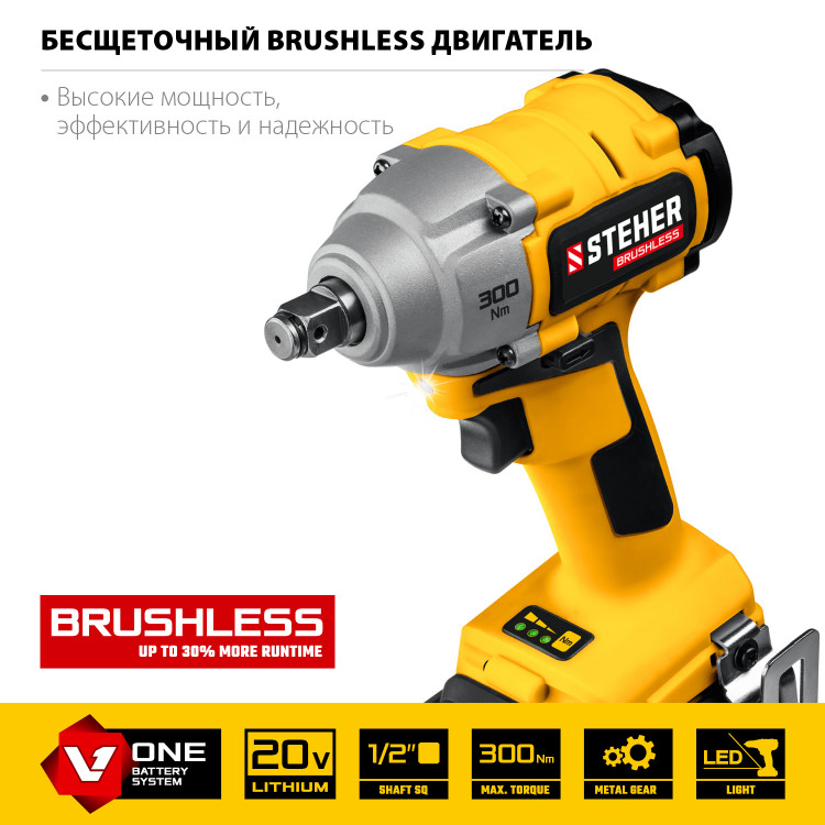 Гайковерт STEHER CWB-300-1