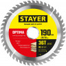 Диск пильный по дереву STAYER OPTIMA 3681-190-30-36_z01