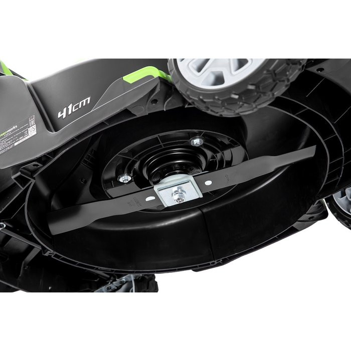 Газонокосилка аккумуляторная Greenworks , 40V, G40LM41K4,  40 см, c 1хАКБ 4 А.ч и ЗУ