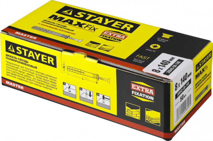 Дюбель-гвоздь STAYER 30645-08-140