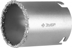 Кольцевая коронка с карбид-вольфрамовой крошкой ЗУБР 33350-83