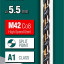 Сверло KRAFTOOL 29656-5.5
