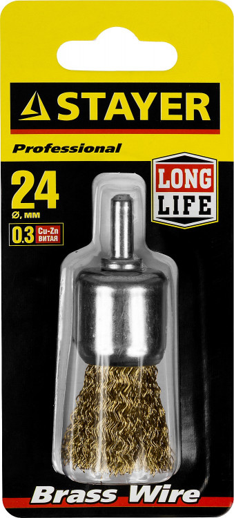 Щетка кистевая для дрели STAYER 35113-24