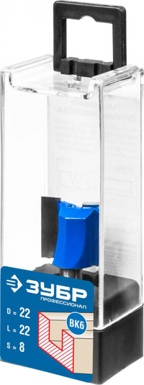 Фреза пазовая прямая ЗУБР 28753-22-22
