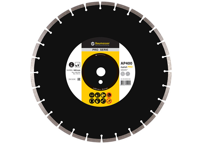 Алмазный диск DISTAR 1A1RSS/C3-H 400 F4 Baumesser Asphalt Pro