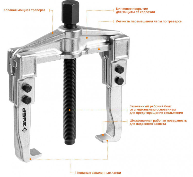 Съемник подшипников ЗУБР 43310-115-100
