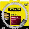 Пильный диск по ламинату STAYER 3684-210-32-48