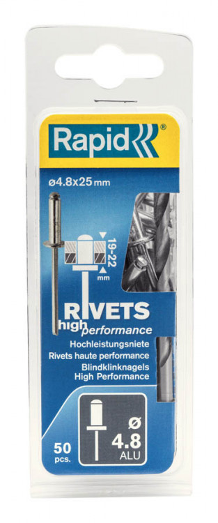 Алюминиевые заклепки RAPID 5000392