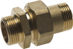 Соединитель прямой с накидной гайкой GENERAL FITTINGS 51037-S/S-3/4