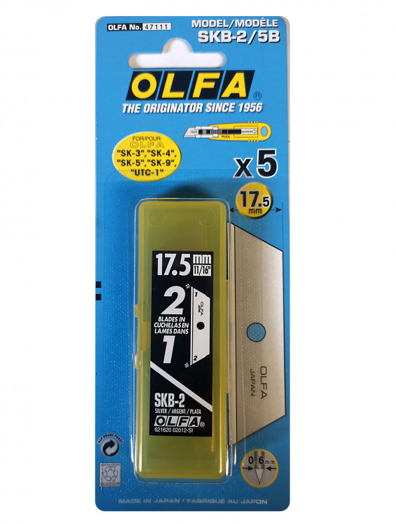 Сменное лезвие трапеция OLFA OL-SKB-2/5B