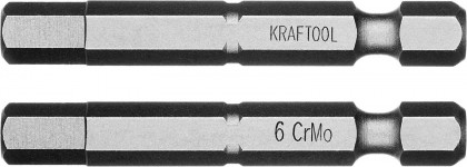 Кованые профессиональные биты «X-DRIVE» 26127-6-50-2 имеют торсионную зону Х-формы