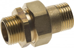 Соединитель прямой с накидной гайкой GENERAL FITTINGS 51037-S/S-1/2