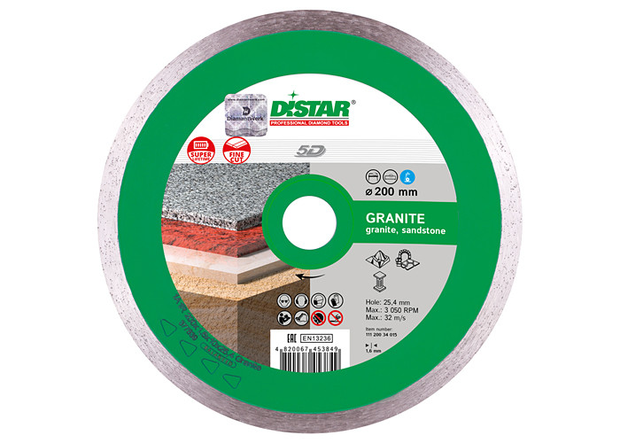 Алмазный диск DISTAR 1A1R 200 Granite