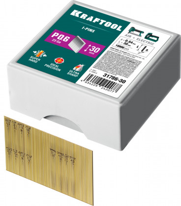 Шпильки (гвозди) для пневматического нейлера KRAFTOOL 31786-30