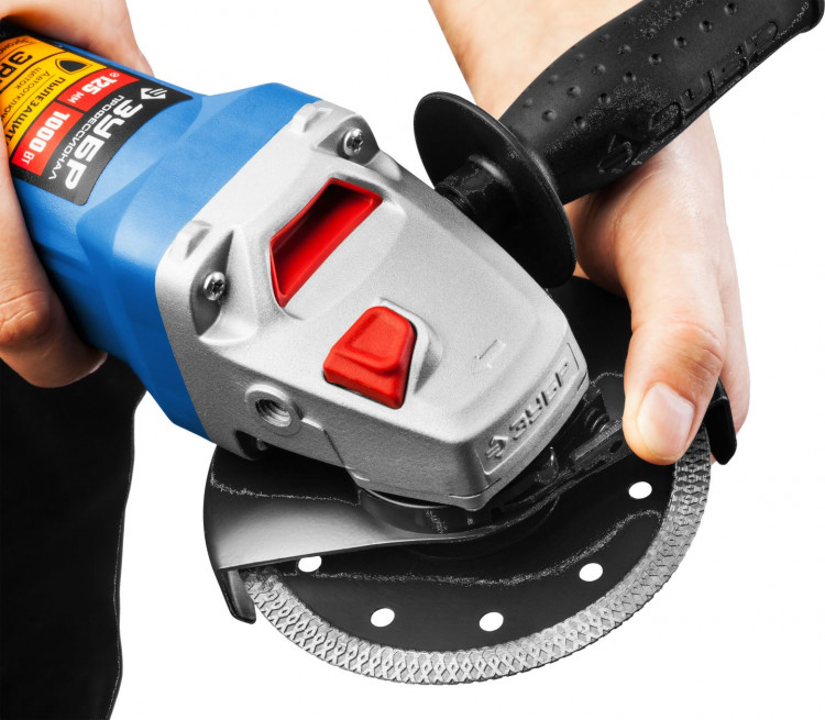 Угловая шлифмашина ЗУБР УШМ-П125-1000