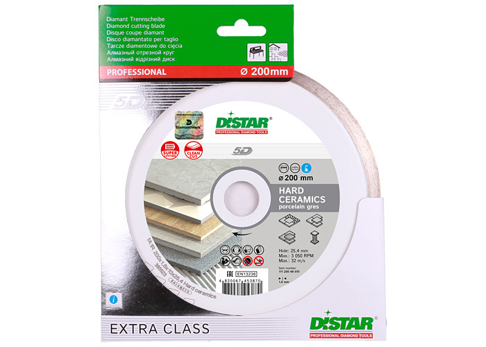 Алмазный диск DISTAR 1A1R 200 Hard ceramics