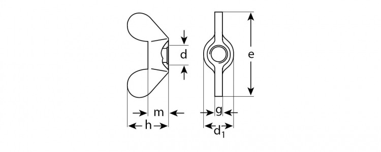 Оцинкованная гайка ЗУБР 4-303736-03