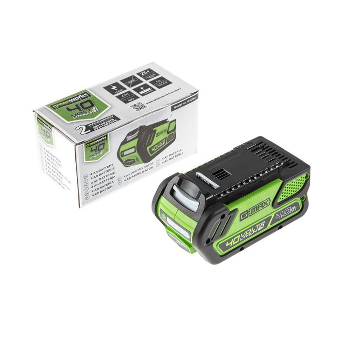 Снегоуборщик аккумуляторный Greenworks GD40SSK4 40V с 1хАКБ 4 А.ч и ЗУ