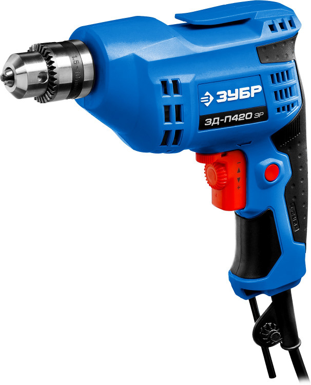 Дрель безударная электрическая ЗУБР ЗД-П420 ЭР