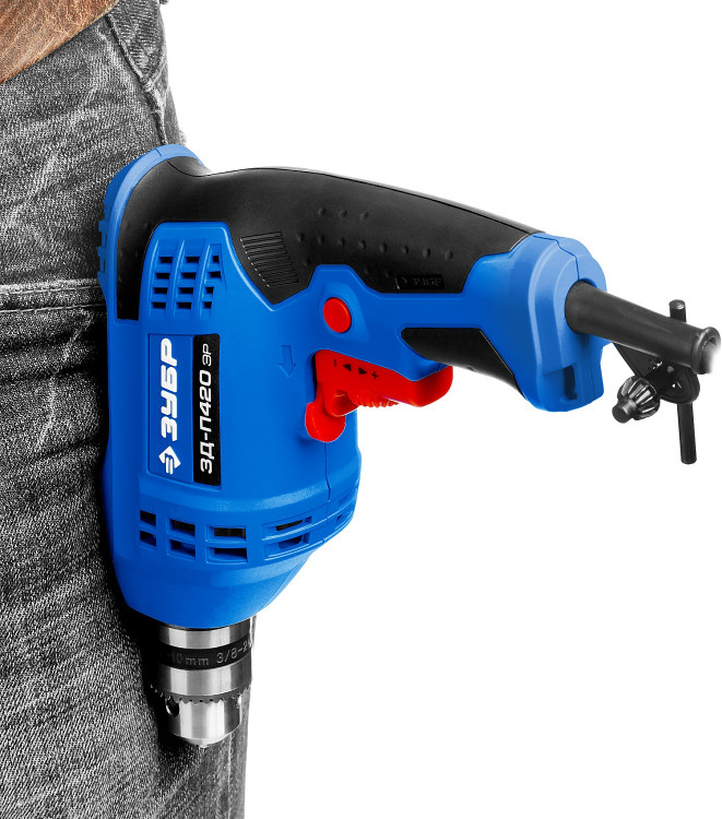 Дрель безударная электрическая ЗУБР ЗД-П420 ЭР