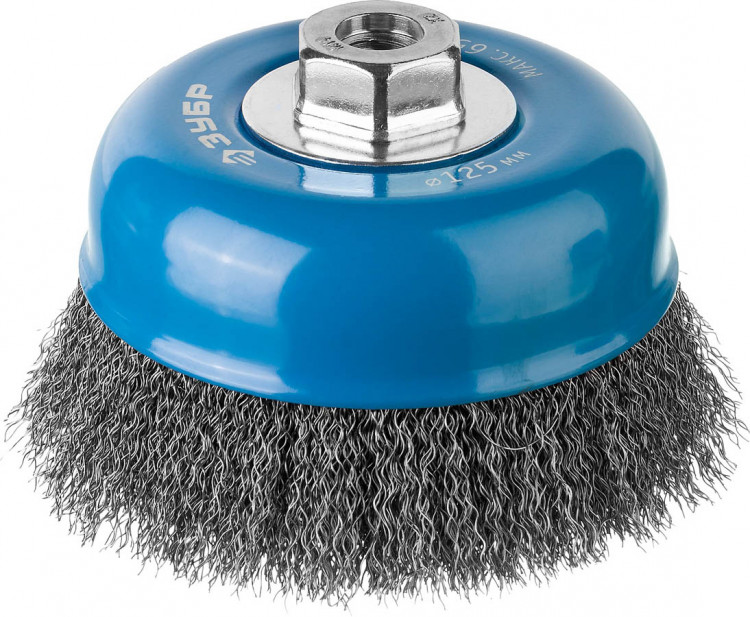 Щетка крацовка чашечная для УШМ ЗУБР 35261-125_z02