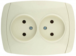 Двойная розетка СВЕТОЗАР CITY LIGHT LIGHT SV-54202-B
