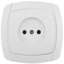 Одинарная розетка СВЕТОЗАР CITY LIGHT SV-54200-W