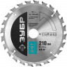 Пильный диск по дереву ЗУБР 36850-210-30-24