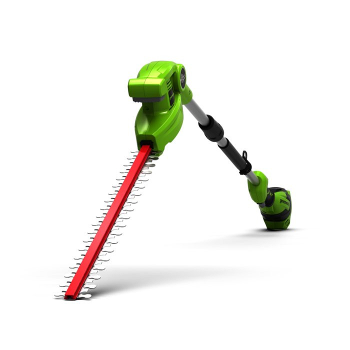 Кусторез штанговый аккумуляторный Greenworks G40PHA, 40V, 51см, без АКБ и ЗУ