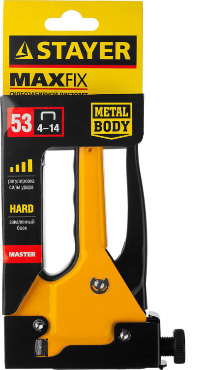 Степлер мебельный строительный STAYER 31501