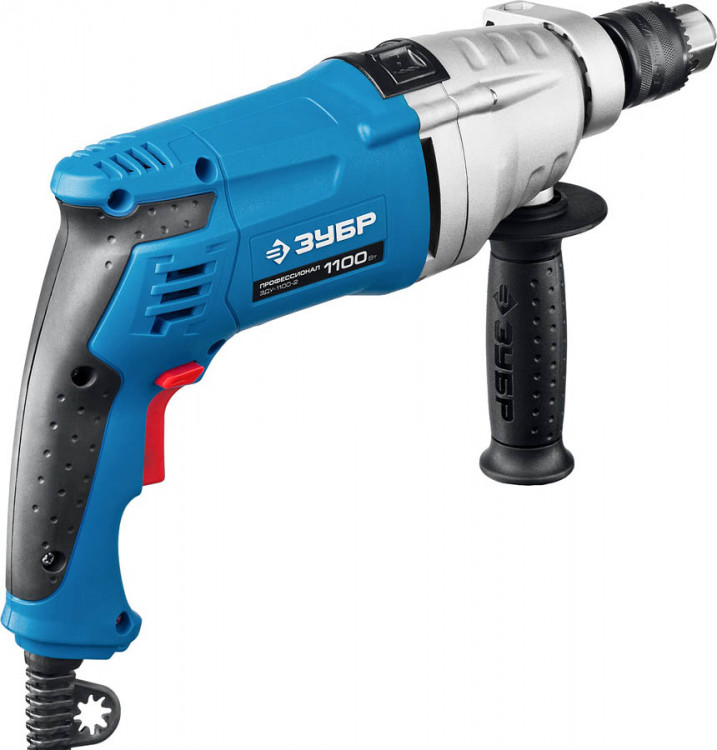 Дрель ударная электрическая ЗУБР ЗЗДУ-1100-2 ЭРМКМ2