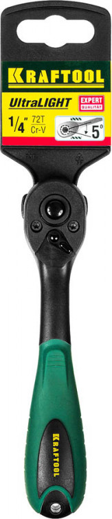 Трещотка для торцовых головок KRAFTOOL 27796-1/4_z02