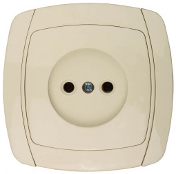 Одинарная розетка СВЕТОЗАР CITY LIGHT SV-54200-B