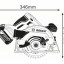 Аккумуляторная дисковая пила BOSCH GKS 18V-57