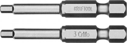 Кованые профессиональные биты «X-DRIVE» 26127-3-50-2 имеют торсионную зону Х-формы