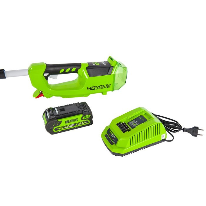 Снегоуборщик аккумуляторный G-MAX 40V GREENWORKS GD40SSK2 с 1хАКБ 2 А.ч и ЗУ