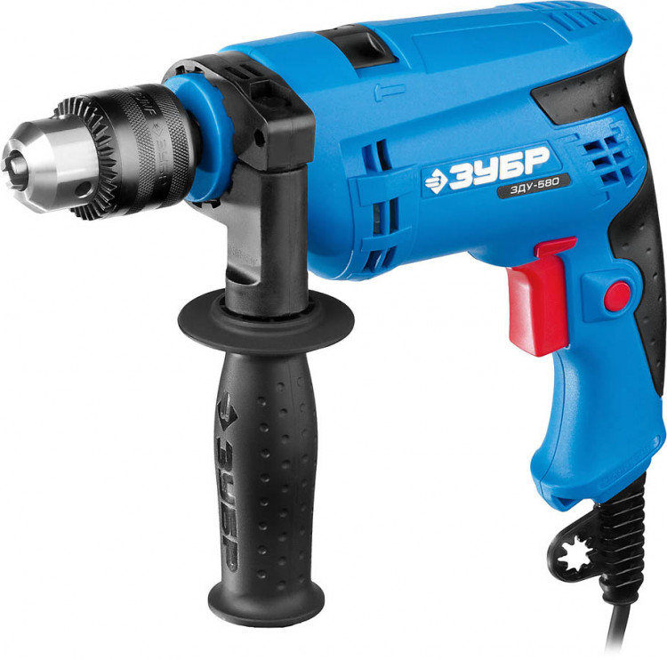 Дрель ударная электрическая ЗУБР ЗДУ-580 ЭРМ2