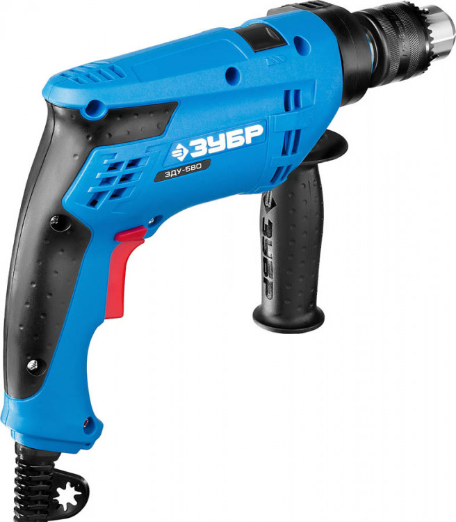 Дрель ударная электрическая ЗУБР ЗДУ-580 ЭРМ2