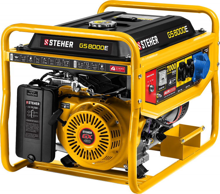 Бензиновый электрогенератор STEHER GS-8000Е