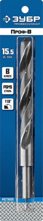 Сверло ЗУБР 29621-15.5