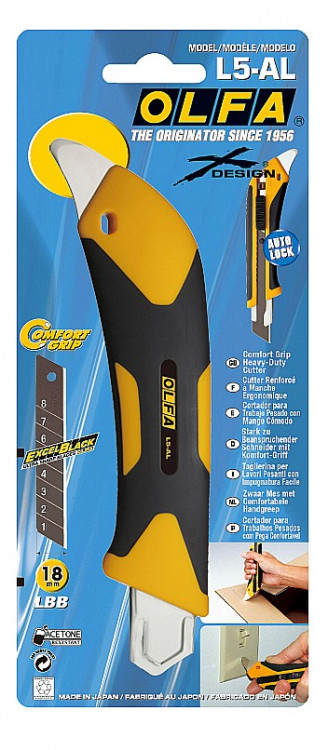 Нож с сегментированным лезвием OLFA OL-L5-AL