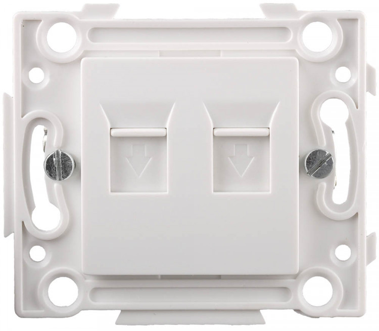 Розетка телефонная СВЕТОЗАР SV-55245-2